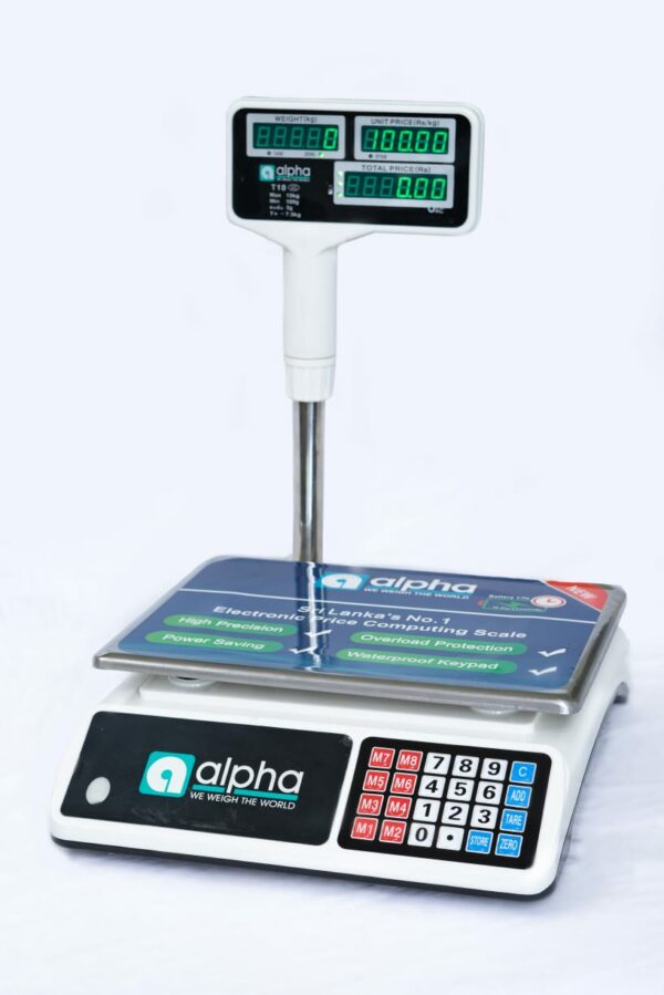 ALPHA T10 Electronic Price Computing Scale